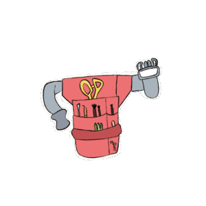 Art Supplies Sticker